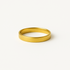 Classic 18k Gold Plated Stainless Steel Simple Band