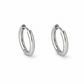 Classic Stainless Steel Silver 16mm Hoop Earrings