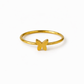 Butterfly 18k Gold Plated Stainless Steel Ring