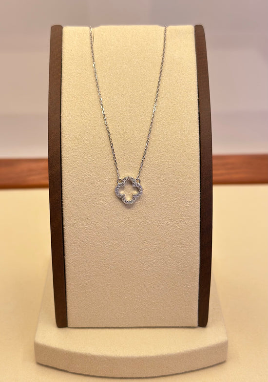 Clover 925 Sterling Silver Necklace