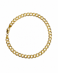 18k Gold Plated Italian 925 Sterling Silver Curb Cuban Bracelet