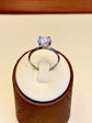 Solitaire 3CT Simulant Diamond 925 Sterling Silver Ring