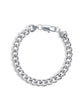 Cuban 8mm Bracelet in Stainless Steel Silver