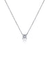 Solitaire 925 Sterling Silver Necklace