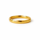 Classic 18k Gold Plated Stainless Steel Simple Band