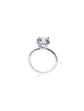 Round Brilliant Cubic Zirconia Pavé band 925 Sterling Silver Ring