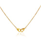 Cuff Pendant 18k Gold Plated Stainless Steel Necklace