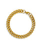 Cuban 9mm Bracelet in Stainless Steel Gold / PVD Coated