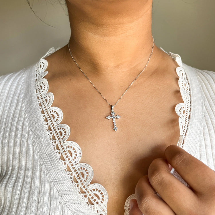 Arrow Cross Necklace Kaluxe Jewelry