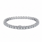 Tennis Bracelet In Pure 925 Sterling Silver