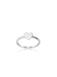 Solid Heart 925 Sterling Silver Ring