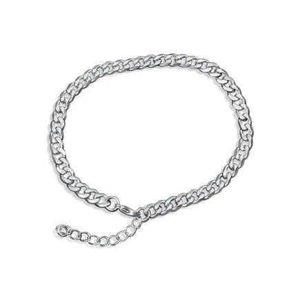 Chunky Cuban Stainless Steel Gold Anklet Kaluxe Jewelry