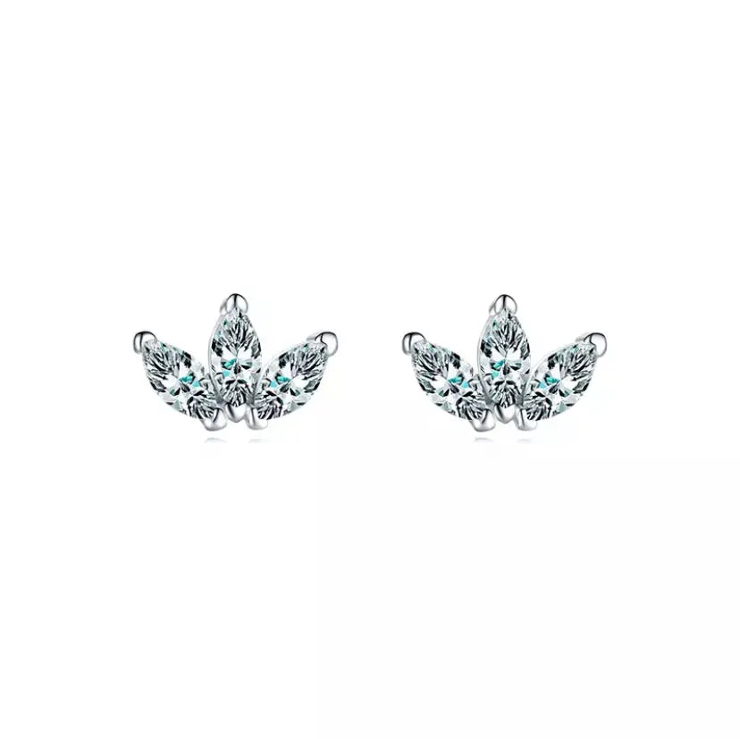 Crown Stud Earrings Kaluxe Jewelry