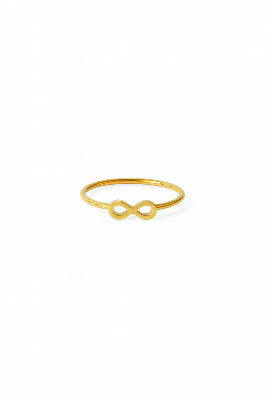 Infinity 18k Gold Plated Stainless Steel Ring
