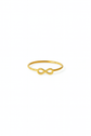 Infinity 18k Gold Plated Stainless Steel Ring