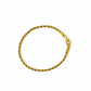 Rope Bracelet in Stainless Steel Gold / PVD Coated