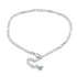 Figaro Link Stainless Steel Silver Anklet Kaluxe Jewelry