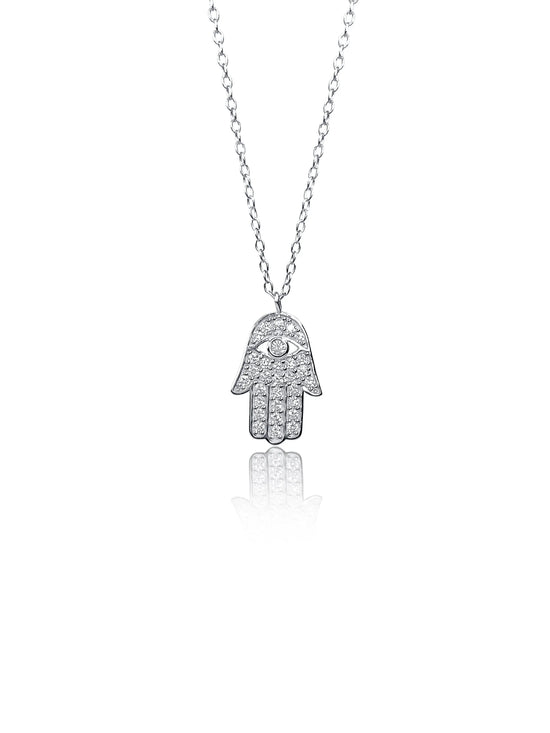 Hamsa Pendant Necklace Kaluxe Jewelry