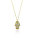 Hamsa Pendant Necklace Kaluxe Jewelry