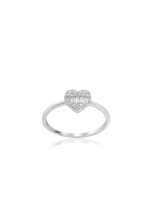 Serena Heart 925 Sterling Silver Ring