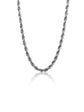 Rope 2mm Chain Necklace in Stainless Steel Silver