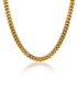 Cuban Curb 8mm Diamond Cut Chain in Stainless Steel Gold / PVD Coated