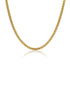 Cuban Curb 4mm Diamond Cut Chain in Stainless Steel Gold PVD Coated