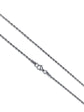 Rope 2mm Chain Necklace in Stainless Steel Silver