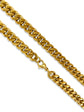 Cuban Curb 8mm Diamond Cut Chain in Stainless Steel Gold / PVD Coated