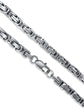 Byzantine Chain in Stainless Steel Silver