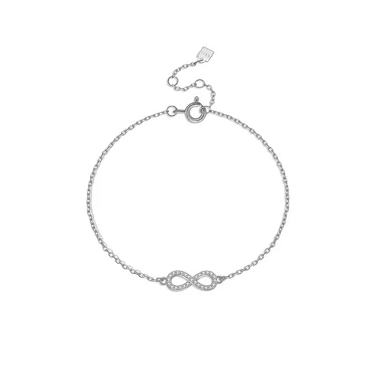 Infinity 925 Sterling Silver Bracelet
