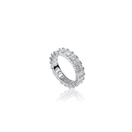 Oval-Cut Eternity Band Kaluxe Jewelry