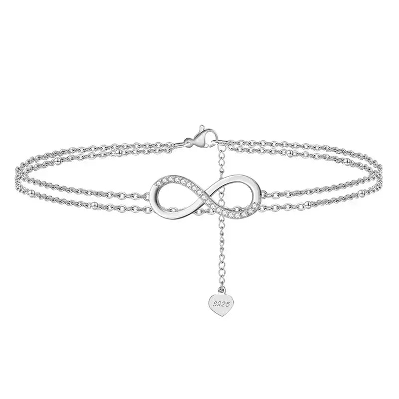 Tianna Infinity Anklet Kaluxe Jewelry